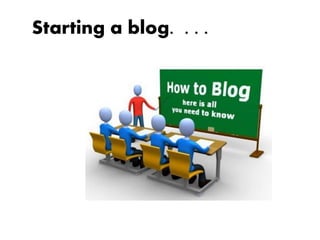 Starting a blog. . . .
 