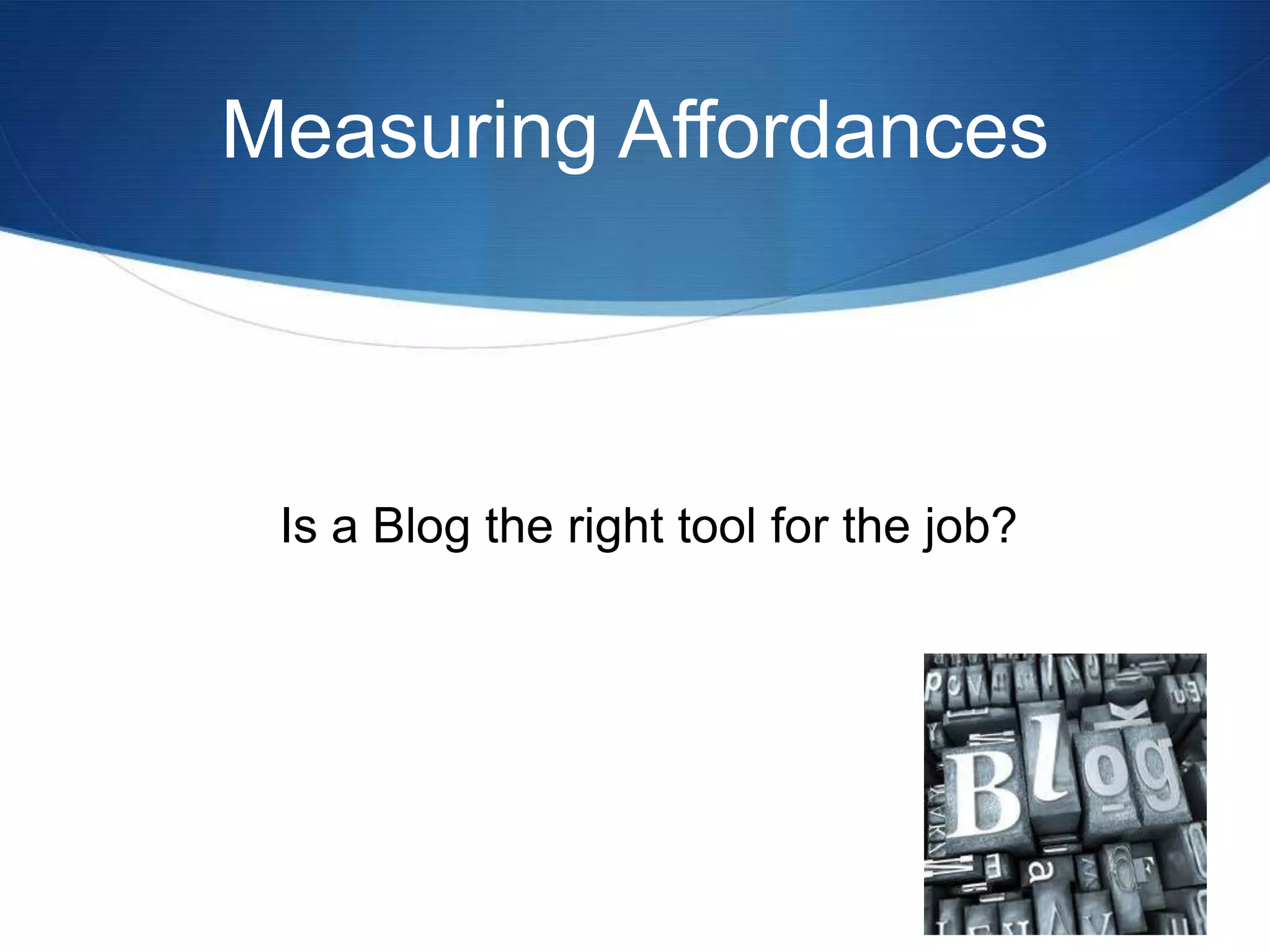 Why Blog in Education?