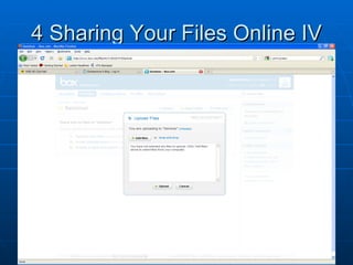 4 Sharing Your Files Online IV 
