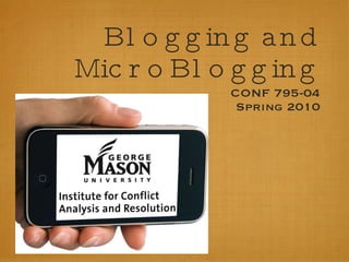 Blogging & Microblogging