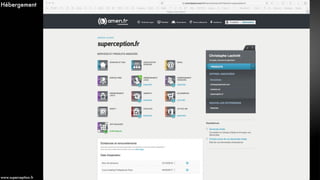 Hébergement
www.superception.fr
 