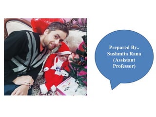 Prepared By..
Sushmita Rana
(Assistant
Professor)
 