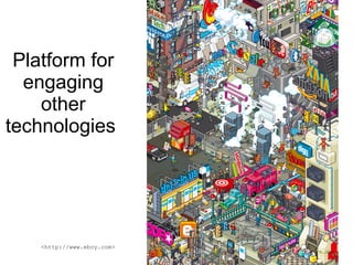 Platform for engaging other technologies  <http://www.eboy.com> 