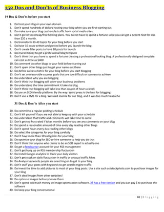 Blogging Tactical Guide