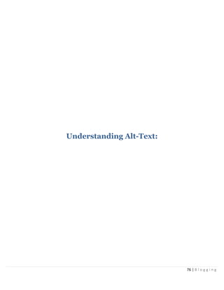 Blogging Tactical Guide