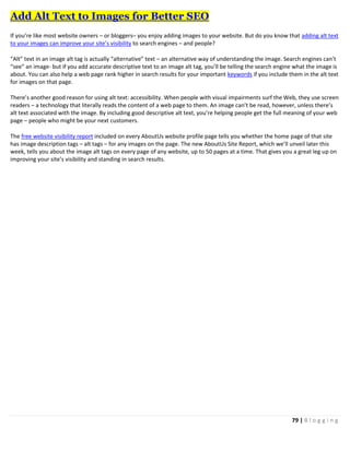 Blogging Tactical Guide