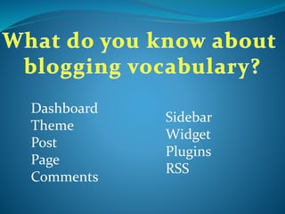 Dashboard
Theme
Post
Page
Comments
Sidebar
Widget
Plugins
RSS
 