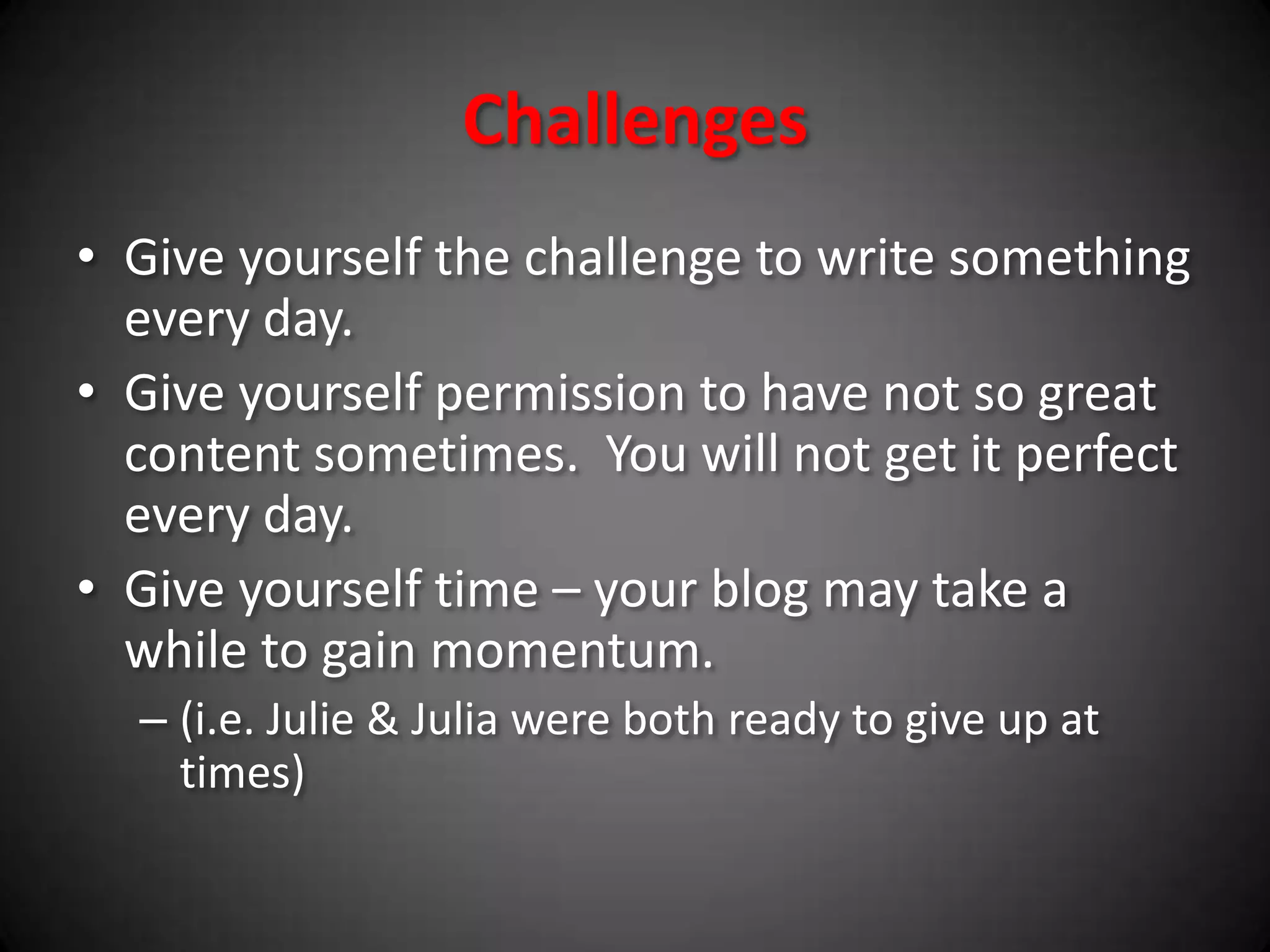 4. The Elephant in the RoomA topic that no one wants to talk about. Your industry has themHave the courage to talk about these topics.  Controversy will foster communication and debate.Learn the difference between OPINION and FACT