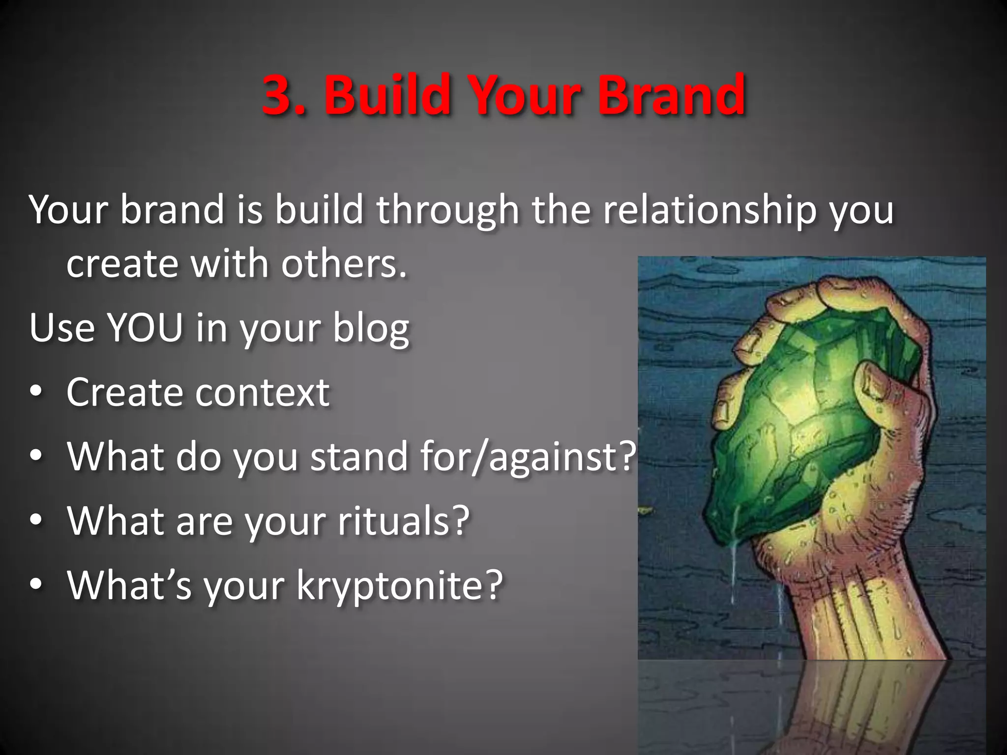 Create “virtual real estate” which positions you as a leader in your field