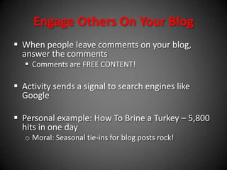 Start Free and transition laterTypes of Blog Posts“How-to”News & CommentaryDefinitionsThe Elephant in the RoomListsMultimedia