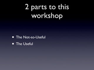 Blogging Workshop Saarang