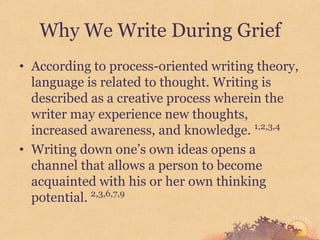 Blogging Your Way Through Grief