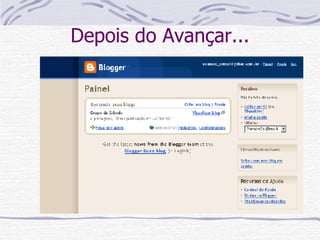 Depois do Avançar... 