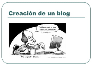 Creación de un blog 