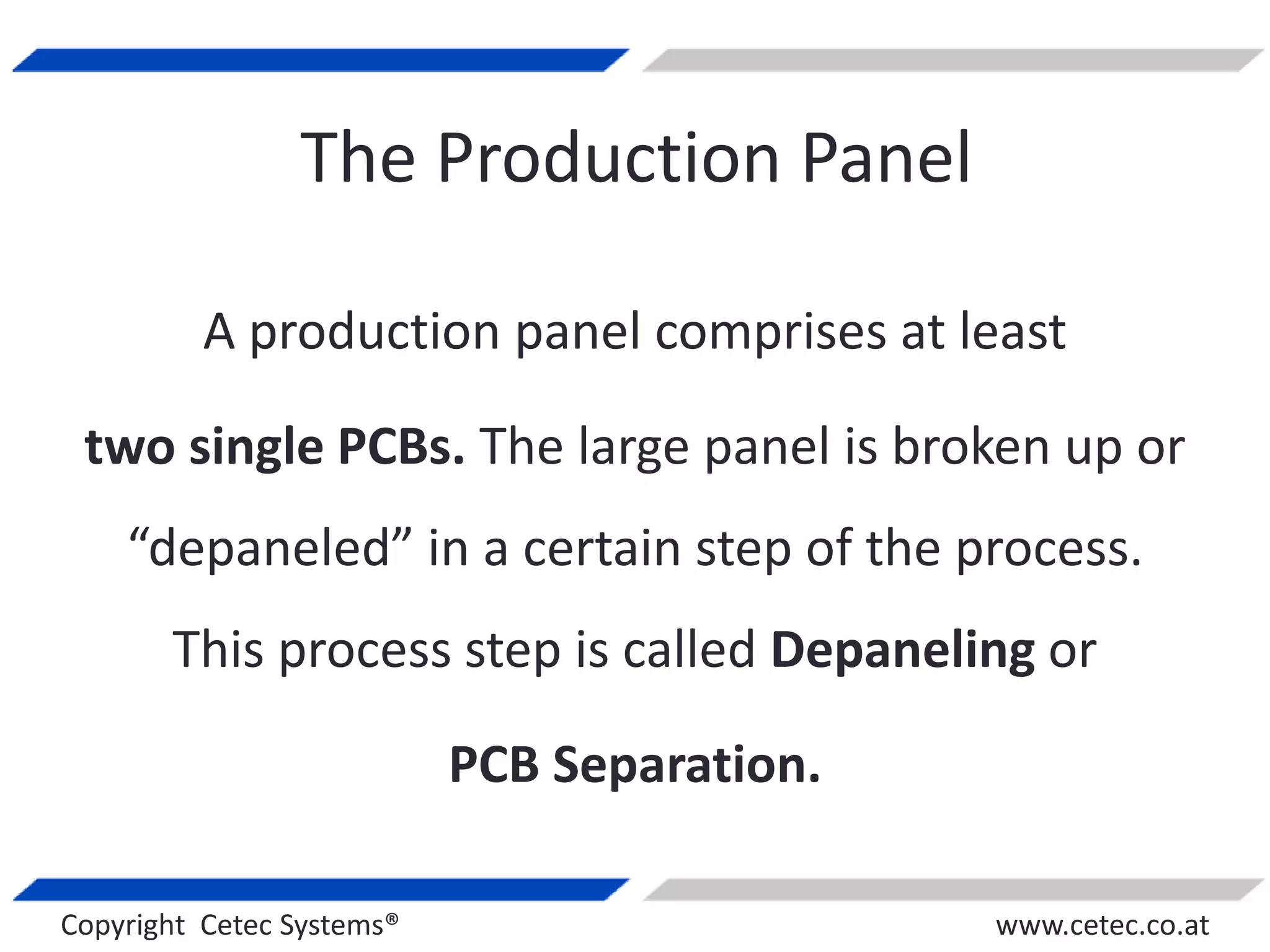 Manual PCB depaneling made easy | PPTX
