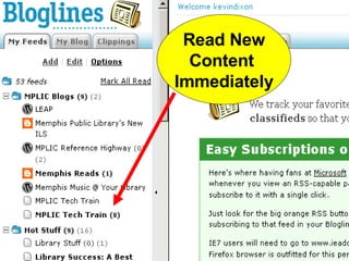 Read New Content  Immediately 