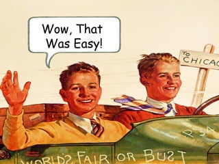 Wow, That  Was Easy! 