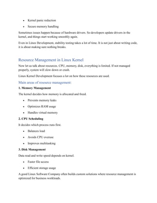 Comprehensive Guide to Linux Kernel Development for Enhanced System ...
