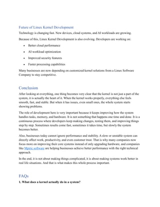 Comprehensive Guide to Linux Kernel Development for Enhanced System ...