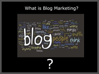 Definition BlogA new form of communication on the Internet are Blogs, short for Weblogs. This new form of communication allows consumers to express their own opinions in yet another way. Blogs are a new and original cultural phenomenon, reflecting more the changes and needs in society than simple realization of technological possibility. Blogs are simply online journals consisting of a mix of text, links and maybe graphics. Bloggers are usually people who are strong believers in something and listening to what they are saying in.