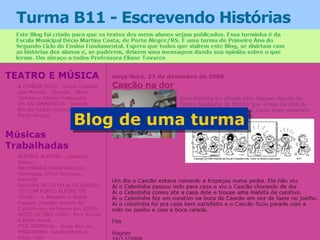 Blog de uma turma