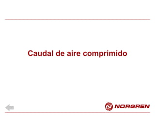 Caudal de aire comprimido
 