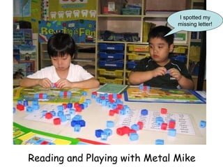 Reading and Playing with Metal Mike I spotted my missing letter! 