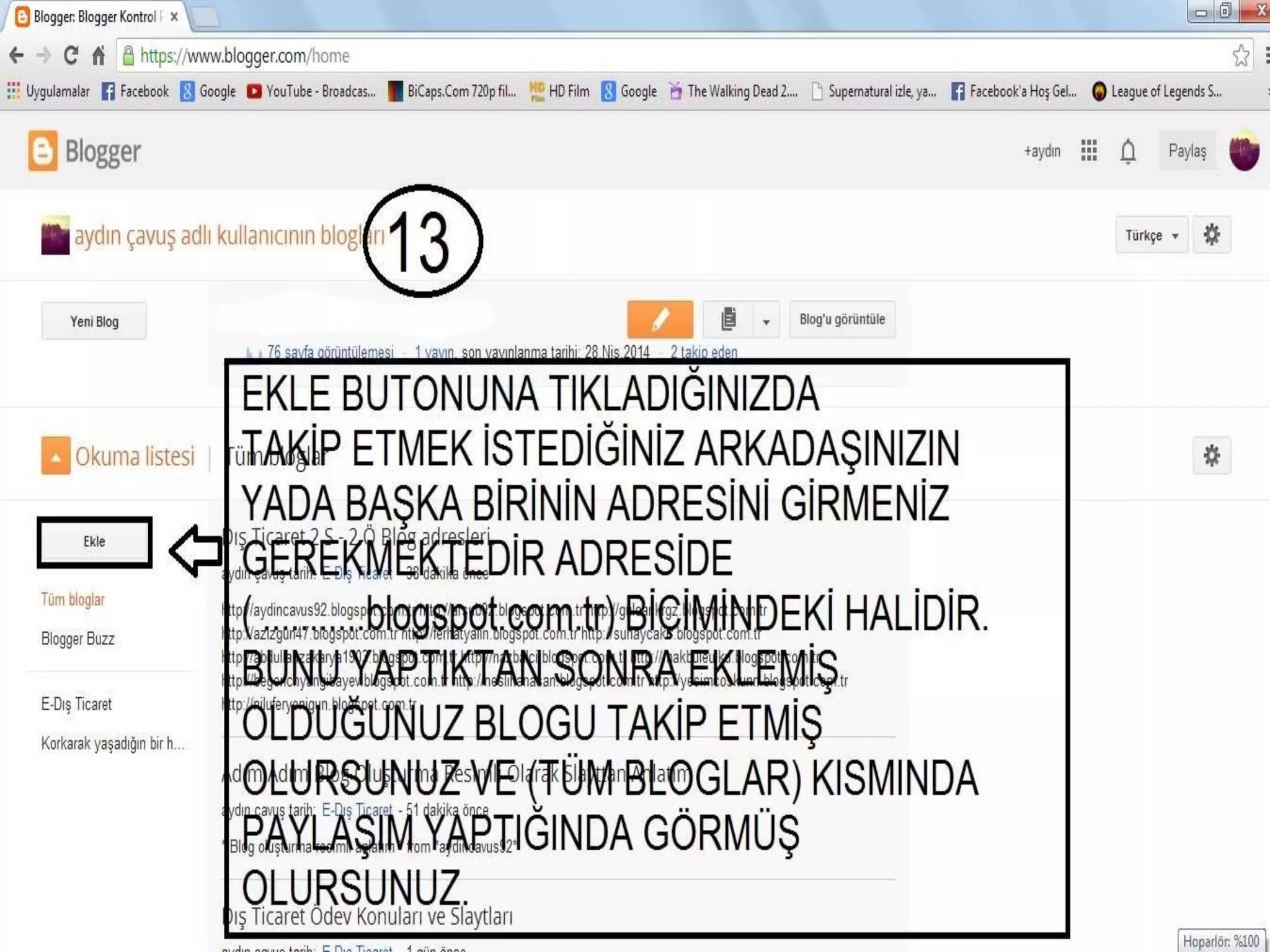 Blog oluşturma resimli anlatım