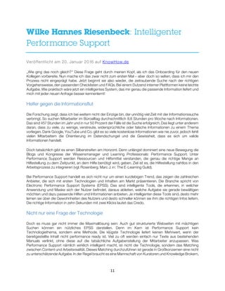 11
Wilke Hannes Riesenbeck: Intelligenter
Performance Support
Veröffentlicht am 20. Januar 2016 auf KnowHow.de
„Wie ging d...