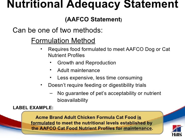 Cat Food Nutrition Labels Cat Food Nutrition Labels