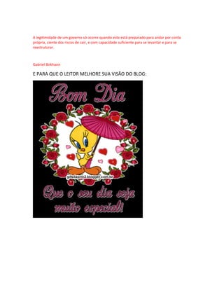 Apresentação do Blog