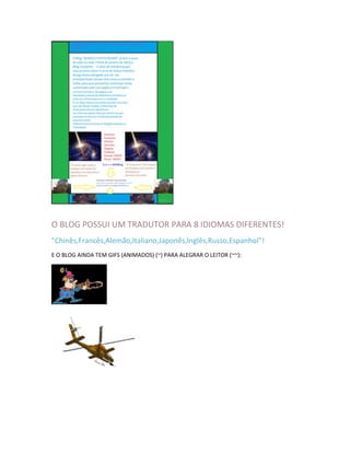 Apresentação do Blog