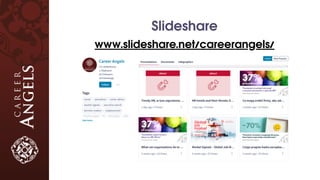 Slideshare
www.slideshare.net/careerangels/
 