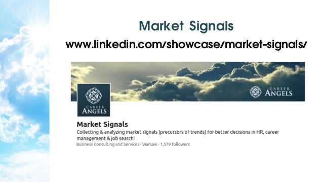 Market Signals
www.linkedin.com/showcase/market-signals/
 
