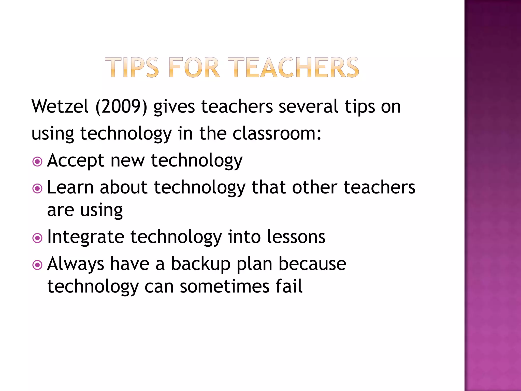 Document camerasDocument cameras, such as the Lumens orELMO, are replacing overhead projectors. “Adocument camera can magnifybooks or papers for all the students to see.”(Preston, n.d.)Document cameras are convenient for teachersbecause they can show a sheet of paper or abook without making a transparency.