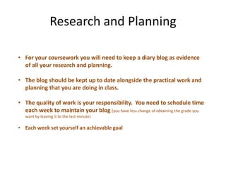 Record and log your research