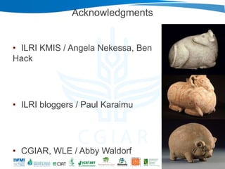 Nairobi ILRI-WLE: Blogging for Impact 