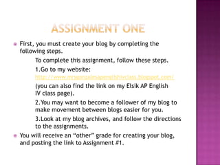 Blog project | PPT