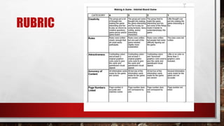 RUBRIC
 