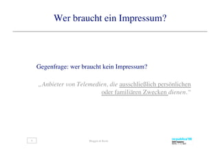 Bloggen & Recht auf der re-publica09