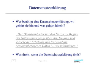 Bloggen & Recht auf der re-publica09