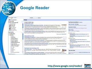 http://www.google.com/reader/   Google Reader 