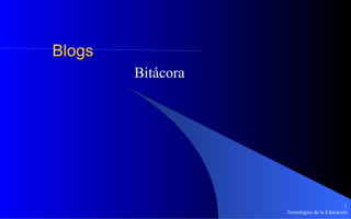 Blogs Bitácora 