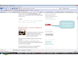 Subscription options 
