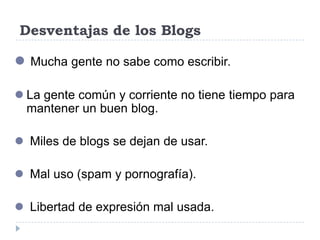 Estado de la Blogósfera 2009 Promedio de posts por díahttp://technorati.com/blogging/state-of-the-blogosphere/