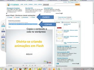 EMBED


               COPIAR
Copia o conteúdo e
cola no wordpress
 