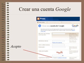 Crear una cuenta Google




Acepto
 