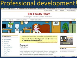 Professional development! 