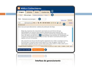 Interface de gerenciamento 