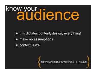 Blogs: less what, more how, more wow